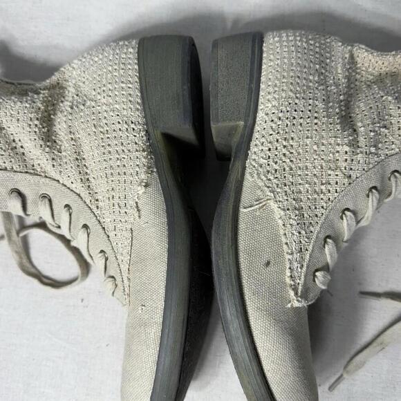 Rocket Dog Tave Beige Heavy Washed Canvas Boots Size 8.5 - Picture 4 of 7